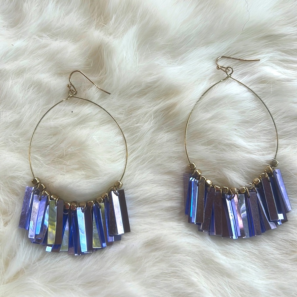 Fun, shiny, playful earrings!